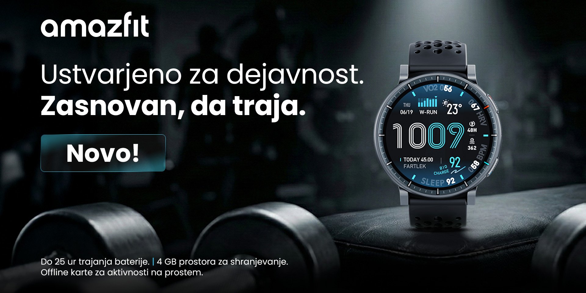 Novo v ponudbi - Amazfit pametna ura